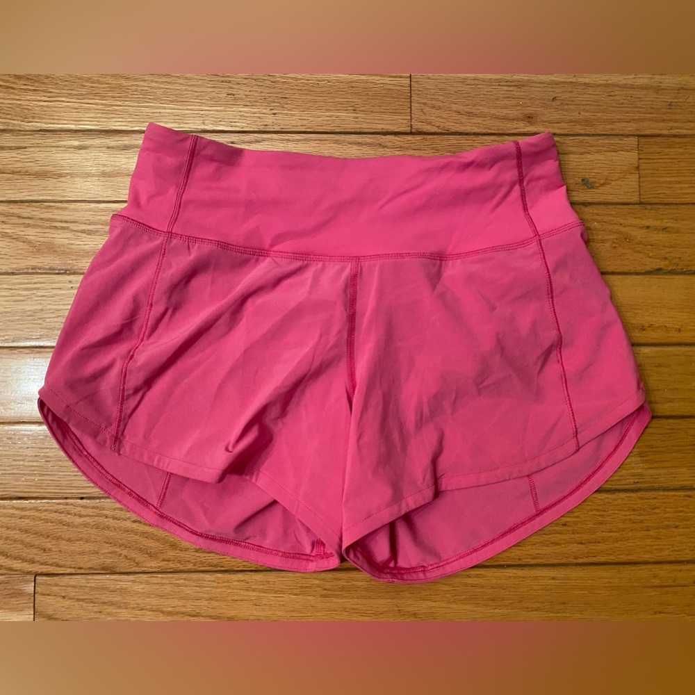 lululemon athletica Lululemon Speed Up Shorts 2.5 - Women | Color: Pink | Size:2